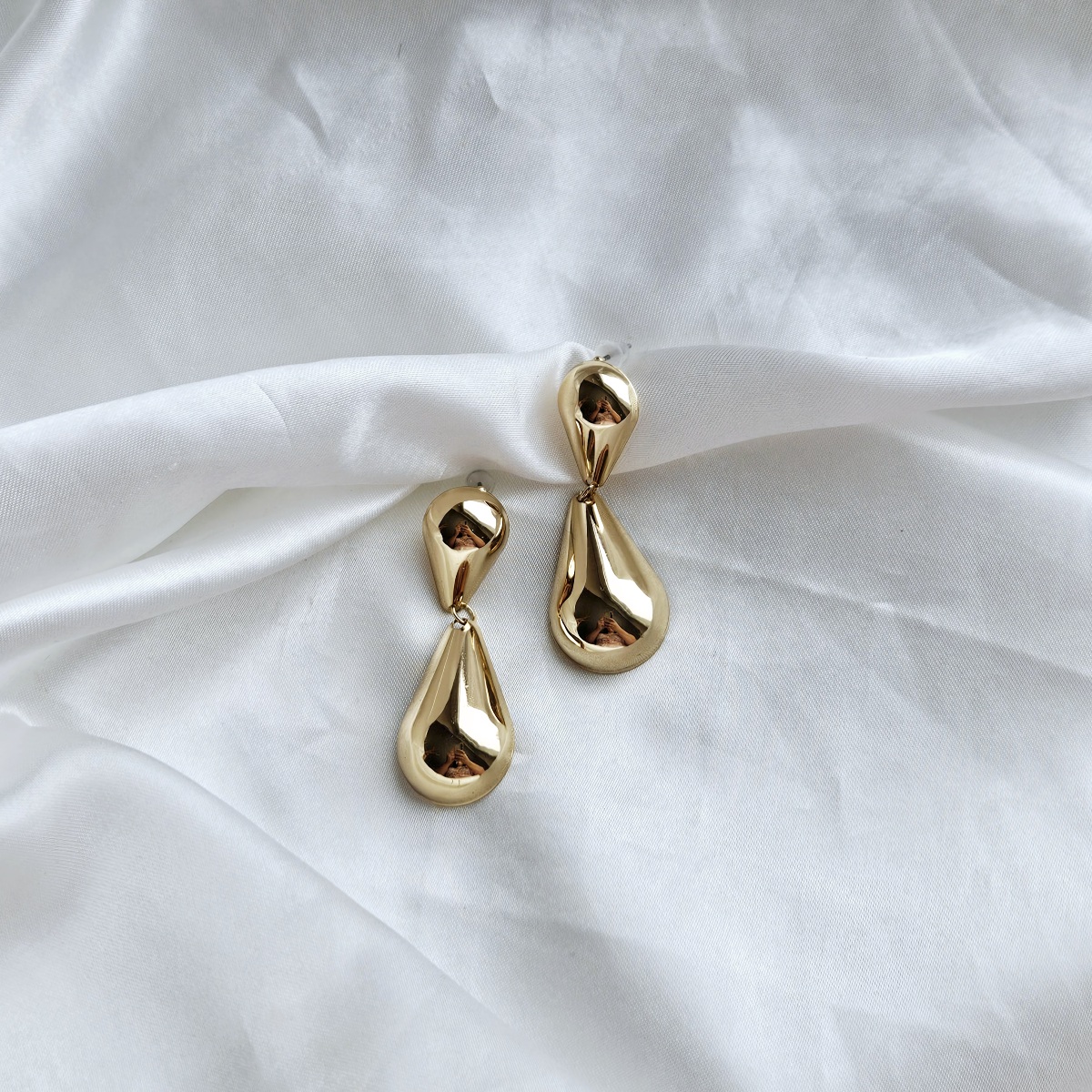 Auskarai dvigubi lašiukai